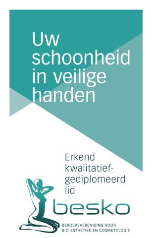 uw schoonheid in veilige handen